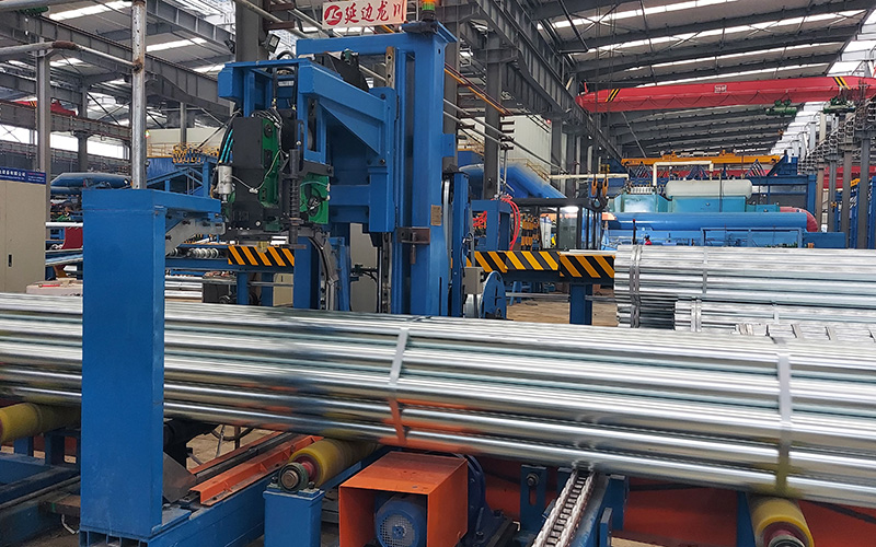 梅花鹿牌型材打包机的应用